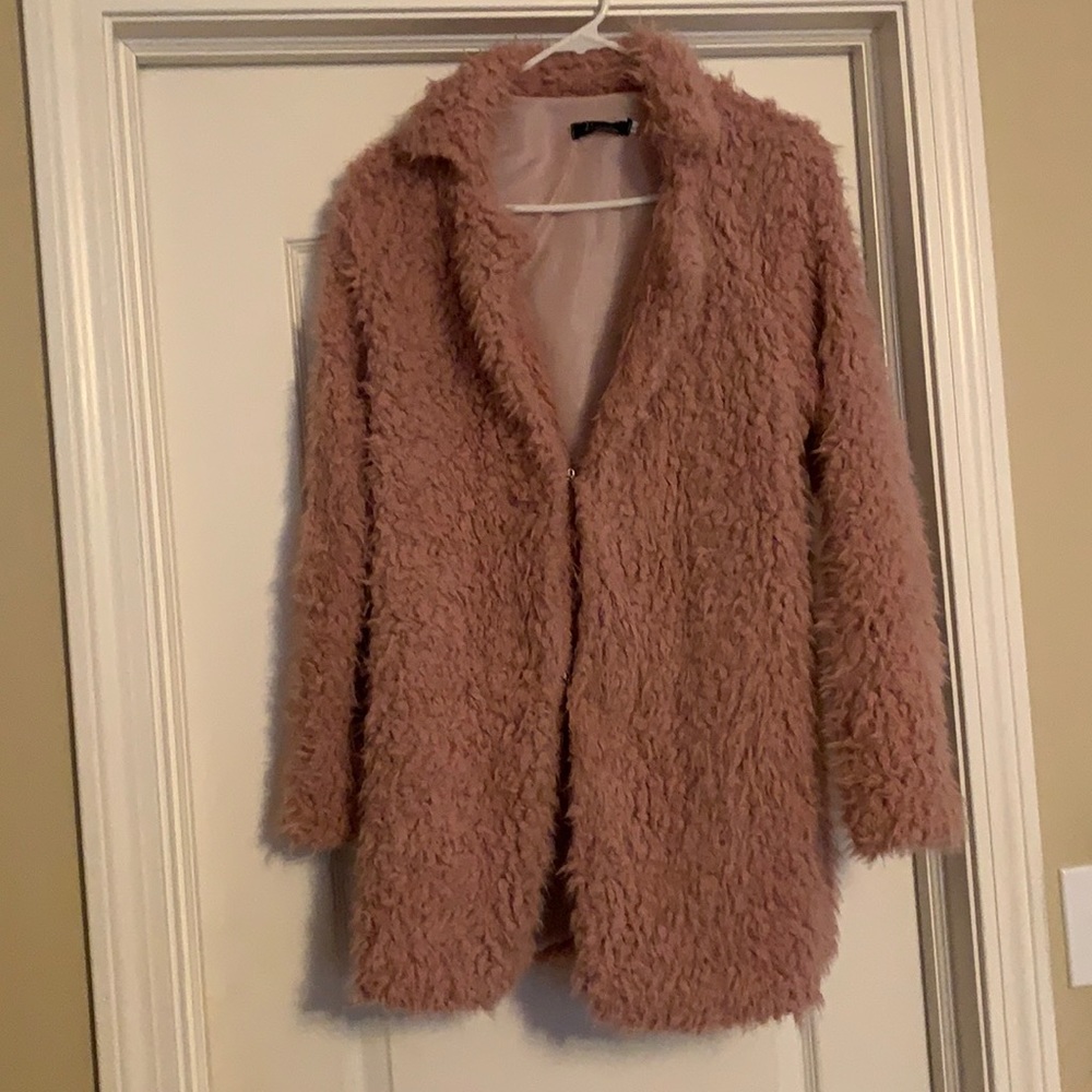 Faux fur coat